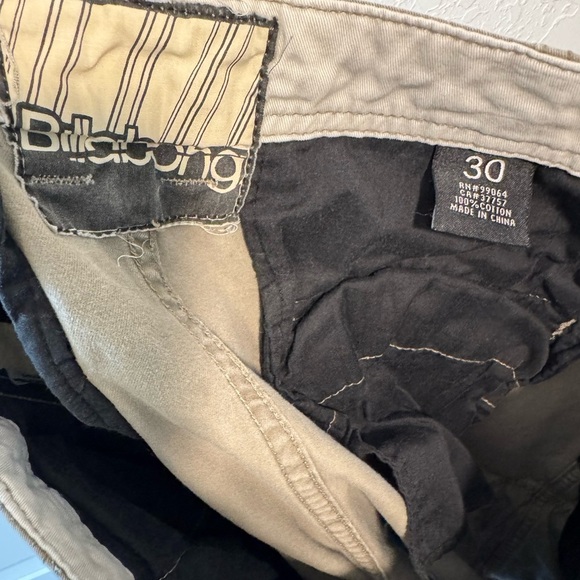 Billabong Y2K Vintage Cargo Skate Surf Baggy Workwear Shorts Mens Size 30 - Picture 8 of 11